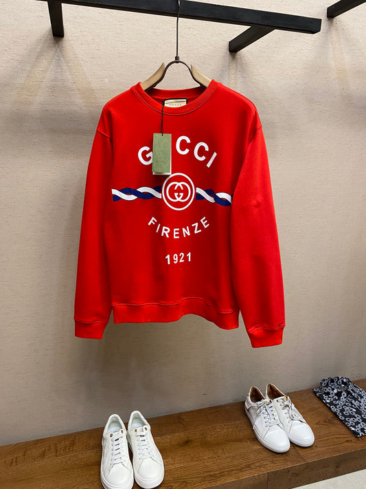 Gucci New Fashion Custom Sublimation Pure Cotton Hoodie Unisex Designer Sweater Luxury Sweatshirt Wholesale