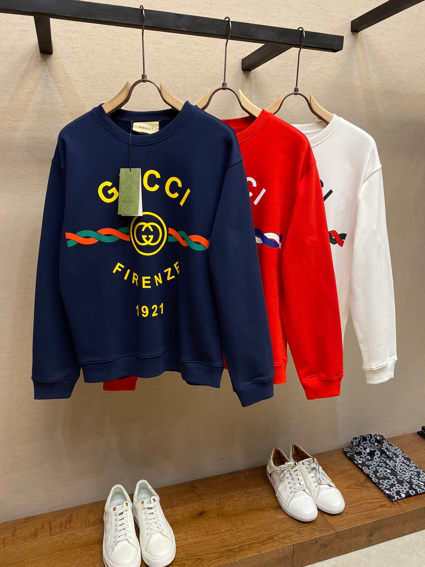 Gucci New Fashion Custom Sublimation Pure Cotton Hoodie Unisex Designer Sweater Luxury Sweatshirt Wholesale