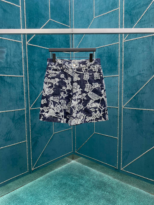 Lv 2024 summer shorts! Versatile casual pants with elastic waist! The pocket fabric on both sides of the elastic waist is made of custom-woven high-count pure cotton.