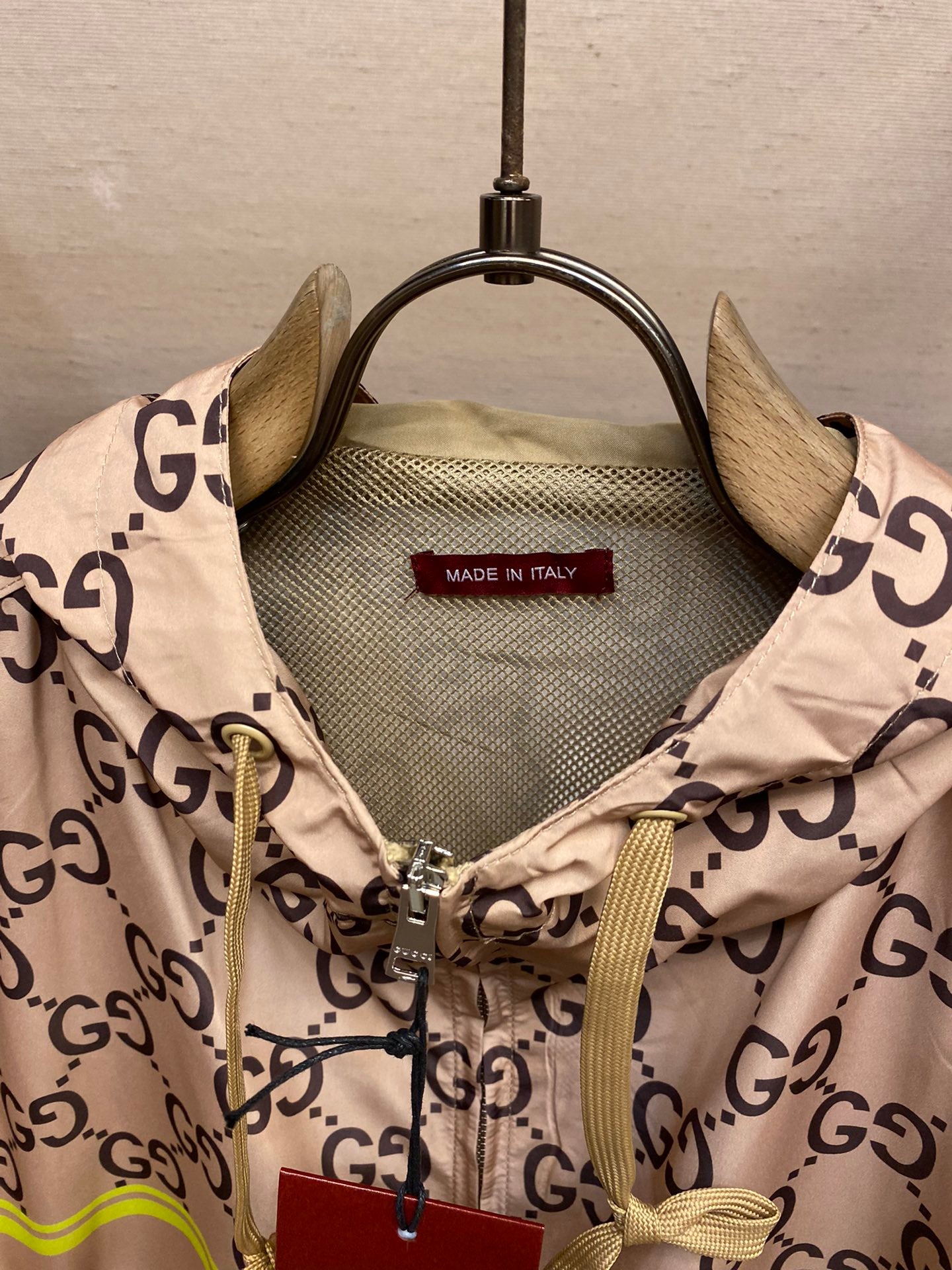 Gucci, 2024; early autumn new style woven sports hooded long-sleeved jacket