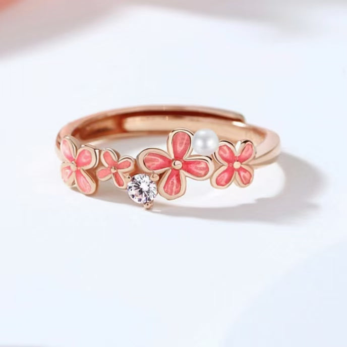 Hawaiian flower bangles personalized style samoa jewelry Frangipani gold plated bangle wholesale diameter