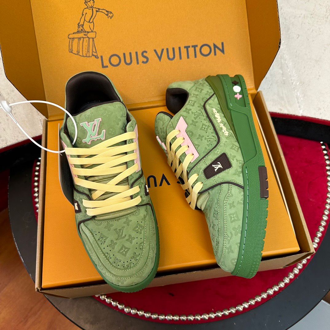 Trendy Walking Style Casual Man Shoes,new Designer Style Running Sport LOUIS VUITTON Sneaker Shoe For Men